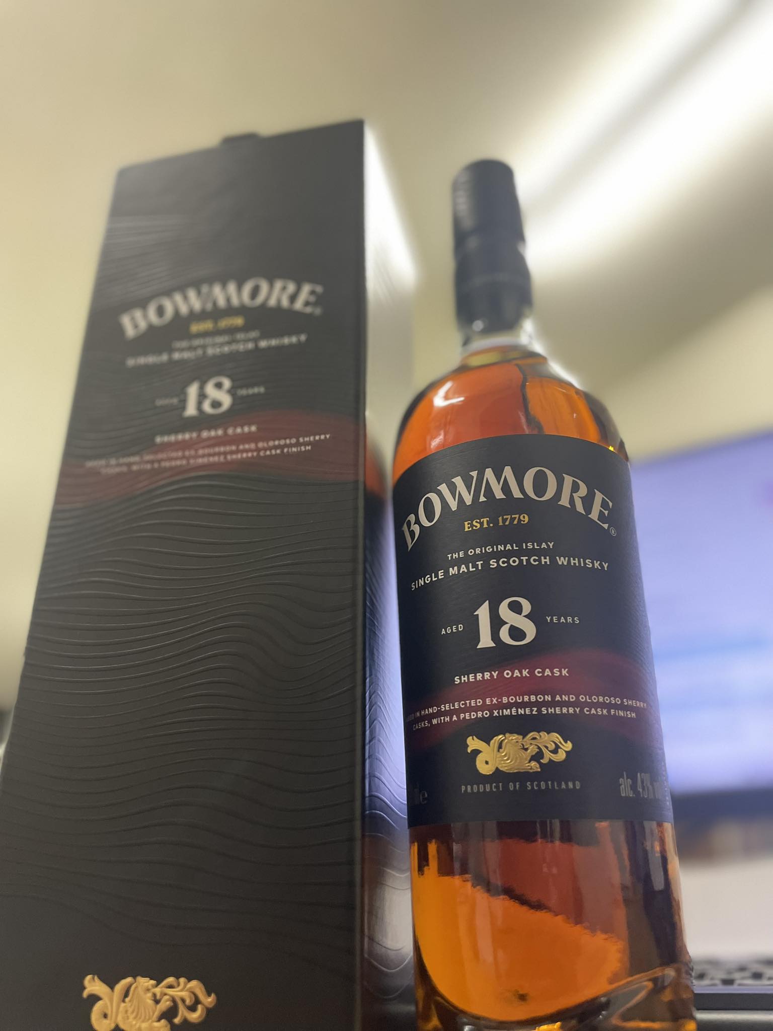 ボウモア 18年 シェリーオークカスク